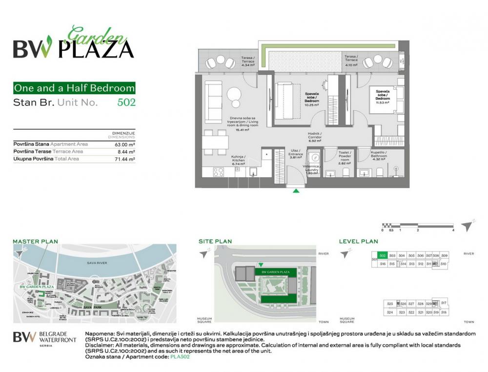 BW Garden Plaza, pogled na grad, bez provizije