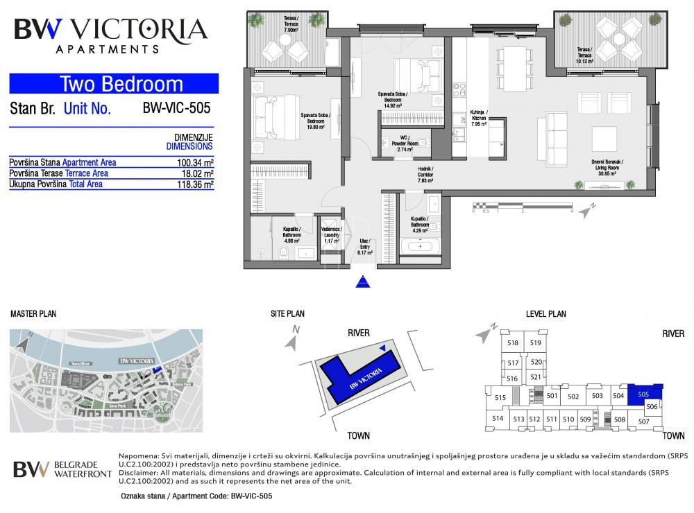 BW Victoria, premium zgrada sa pogledom na reku